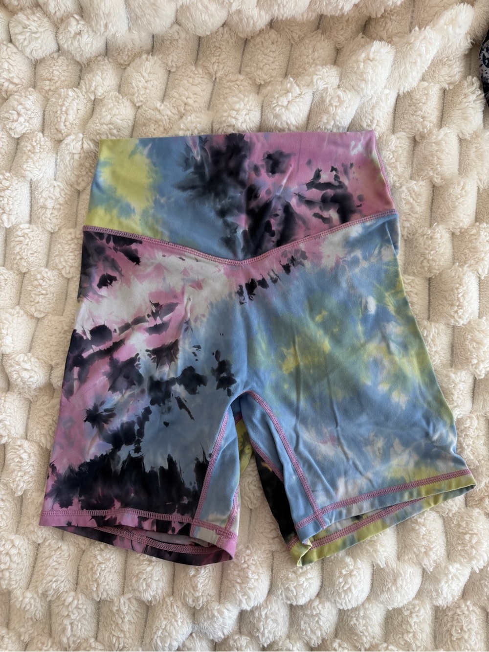 Balance Athletica/Vitality tie dye shorts